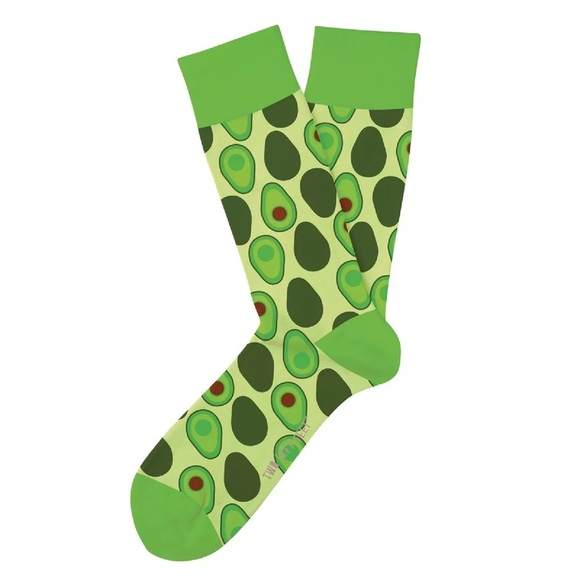 NWT Two Left Feet Small Holly Guacamole Socks - Picture 1 of 4